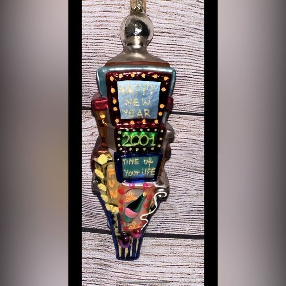 Christopher Radko Countdown 2001 Glass‎ New Years Ornament Dated - Picture 8 of 8